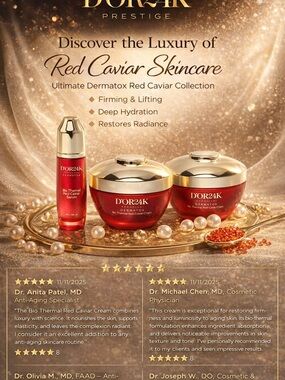 D'OR24K Red Caviar Bio-Thermal Moisturizer – Red